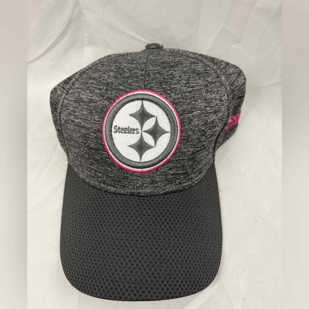 Pittsburgh Steelers New Era Breast Cancer Awareness Size L/XL Fitted Hat NFL